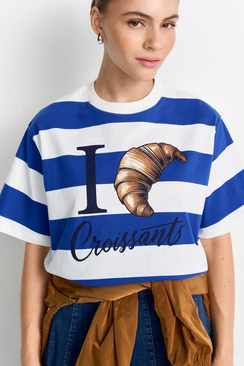 Gestreiftes T-Shirt aus Baumwolle - Image 3