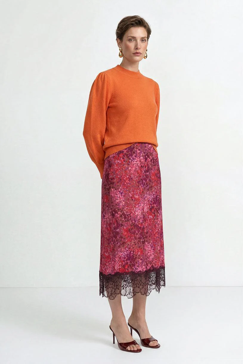 Kaschmirpullover mit Puffärmeln - Image 3