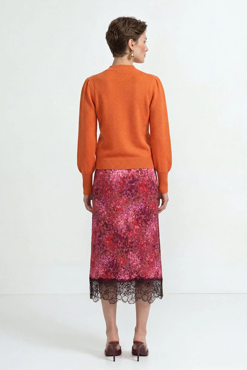 Kaschmirpullover mit Puffärmeln - Image 4
