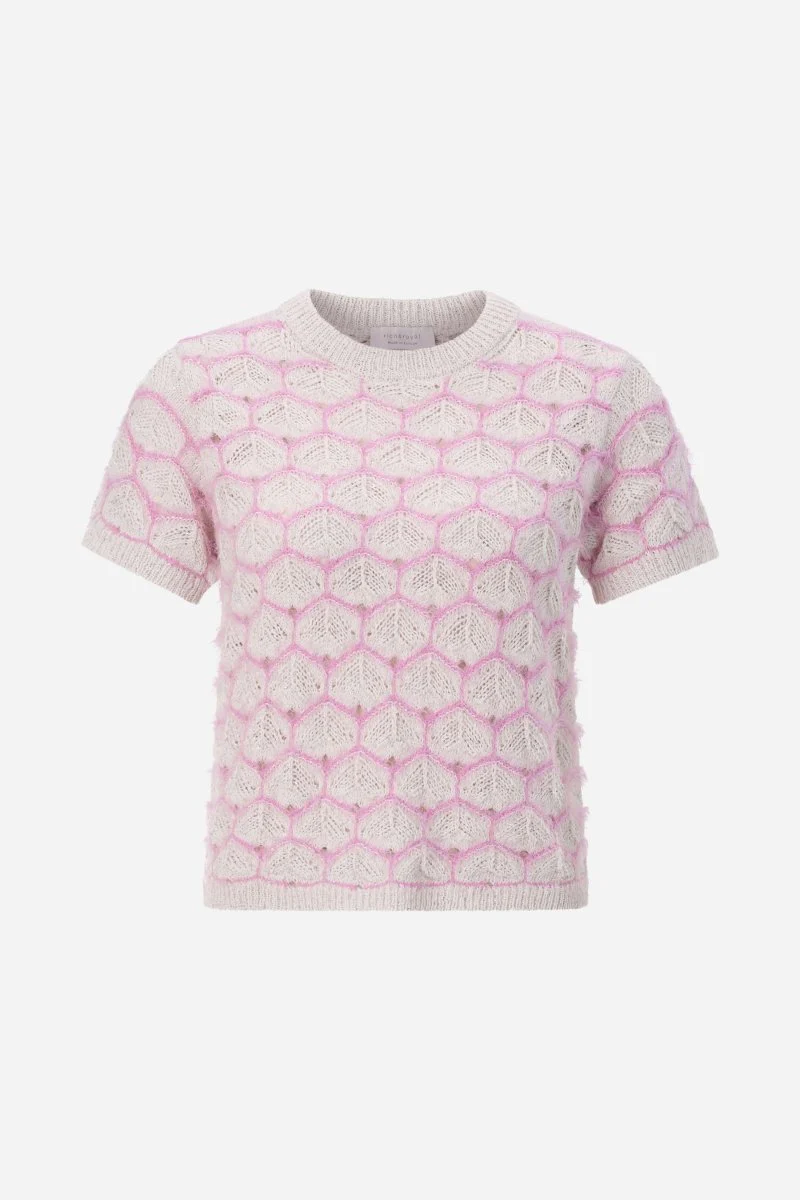 Kurzärmeliges Strickshirt - Image 10