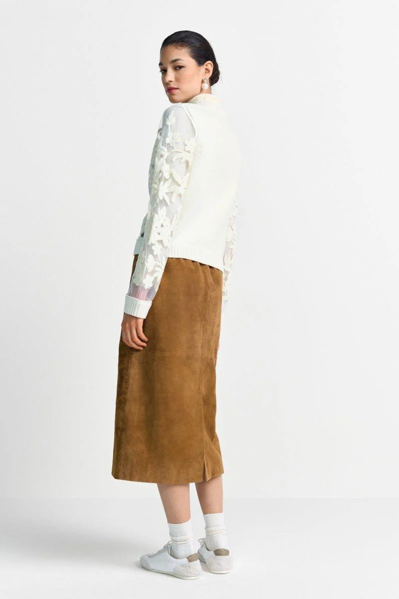 Strickjacke mit Blumenapplikation - Image 9