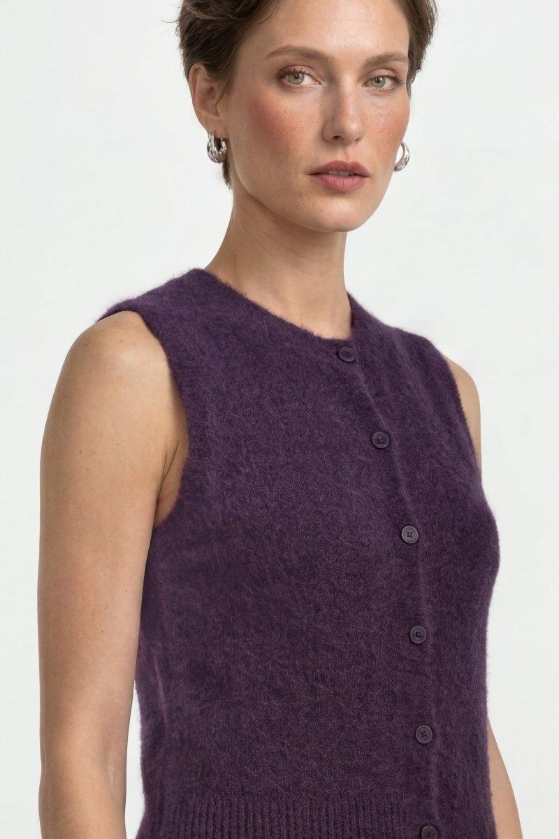 Strickweste mit Knöpfen - Image 4