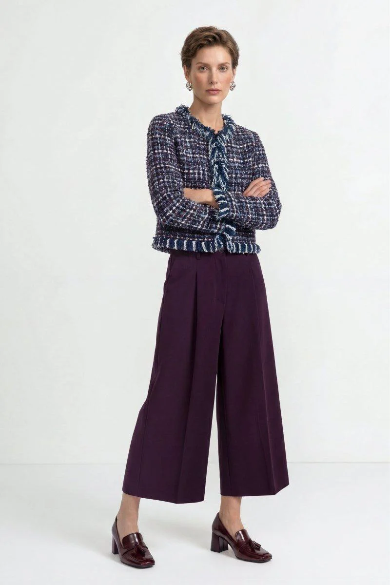 Culotte mit Bundfalten