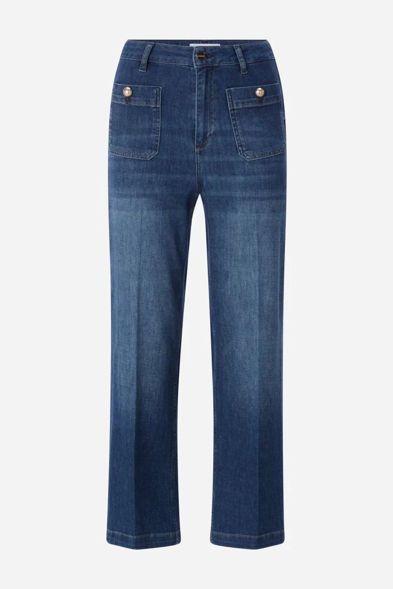 Culotte-Jeans mit Taschen - Image 4