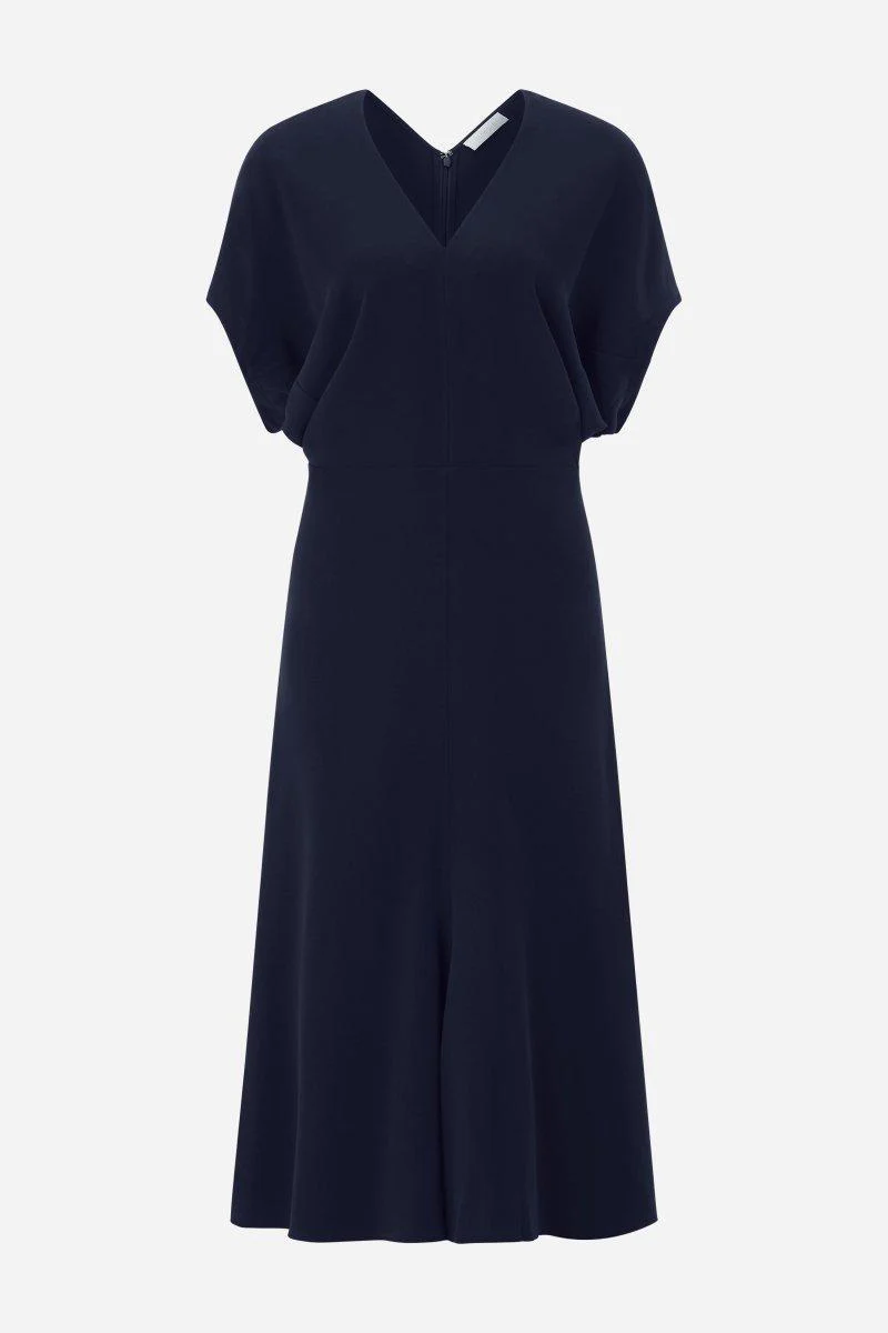 Tailliertes Midikleid mit V-Ausschnitt - Image 6