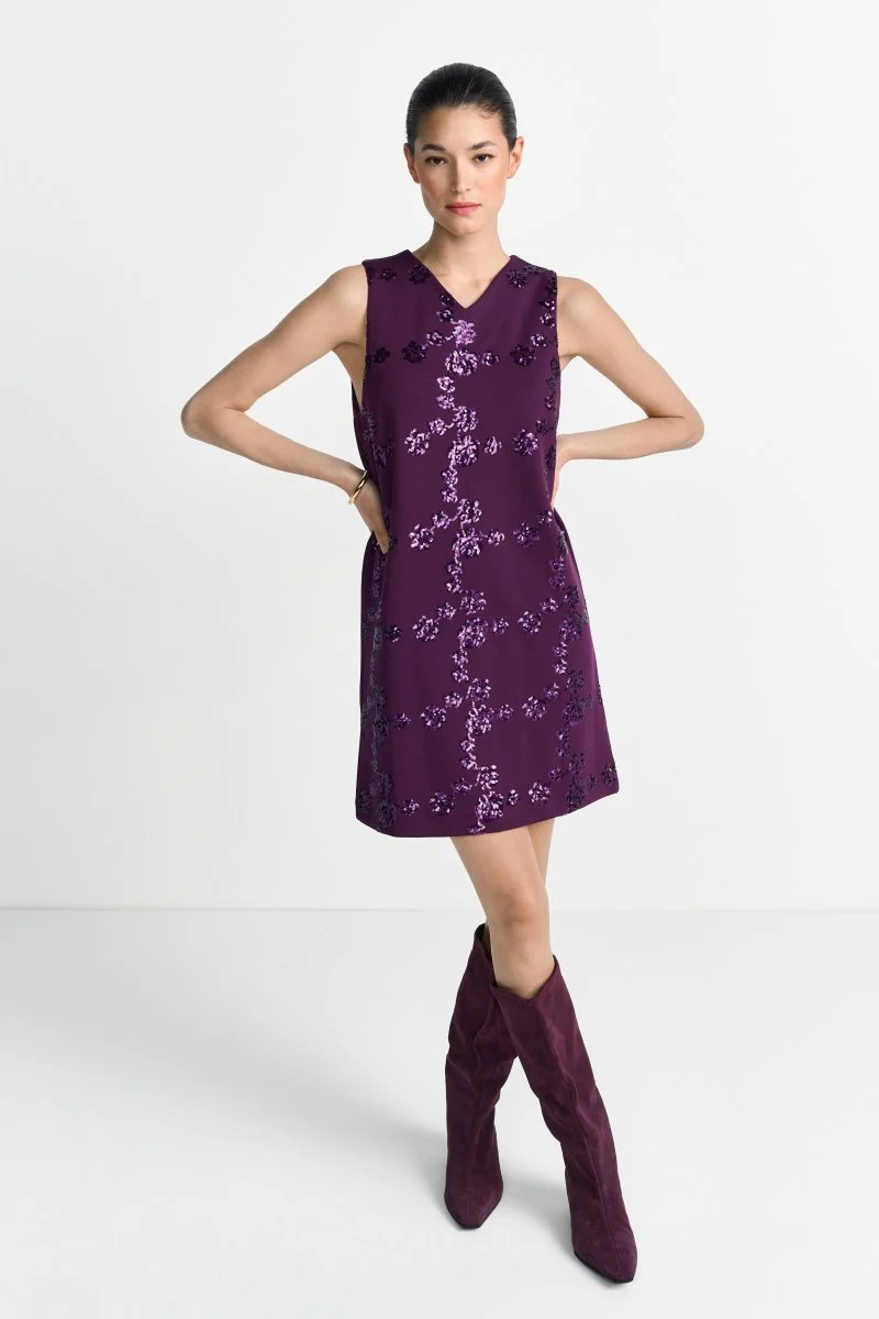 Minikleid mit Paillettenverzierung - Image 6