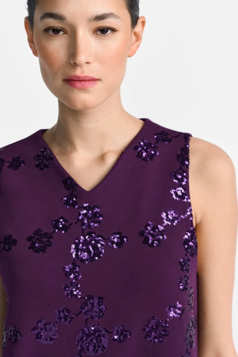 Minikleid mit Paillettenverzierung - Image 7