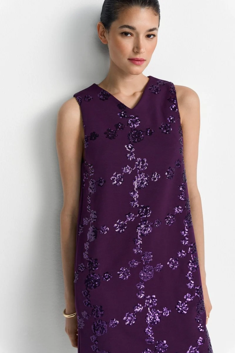 Minikleid mit Paillettenverzierung - Image 8
