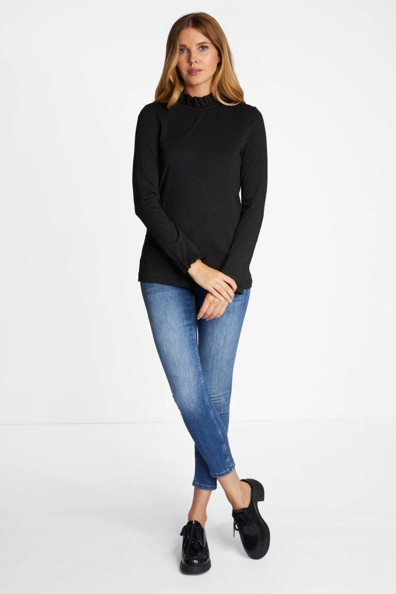 Longsleeve mit Rüschenkragen - Image 9