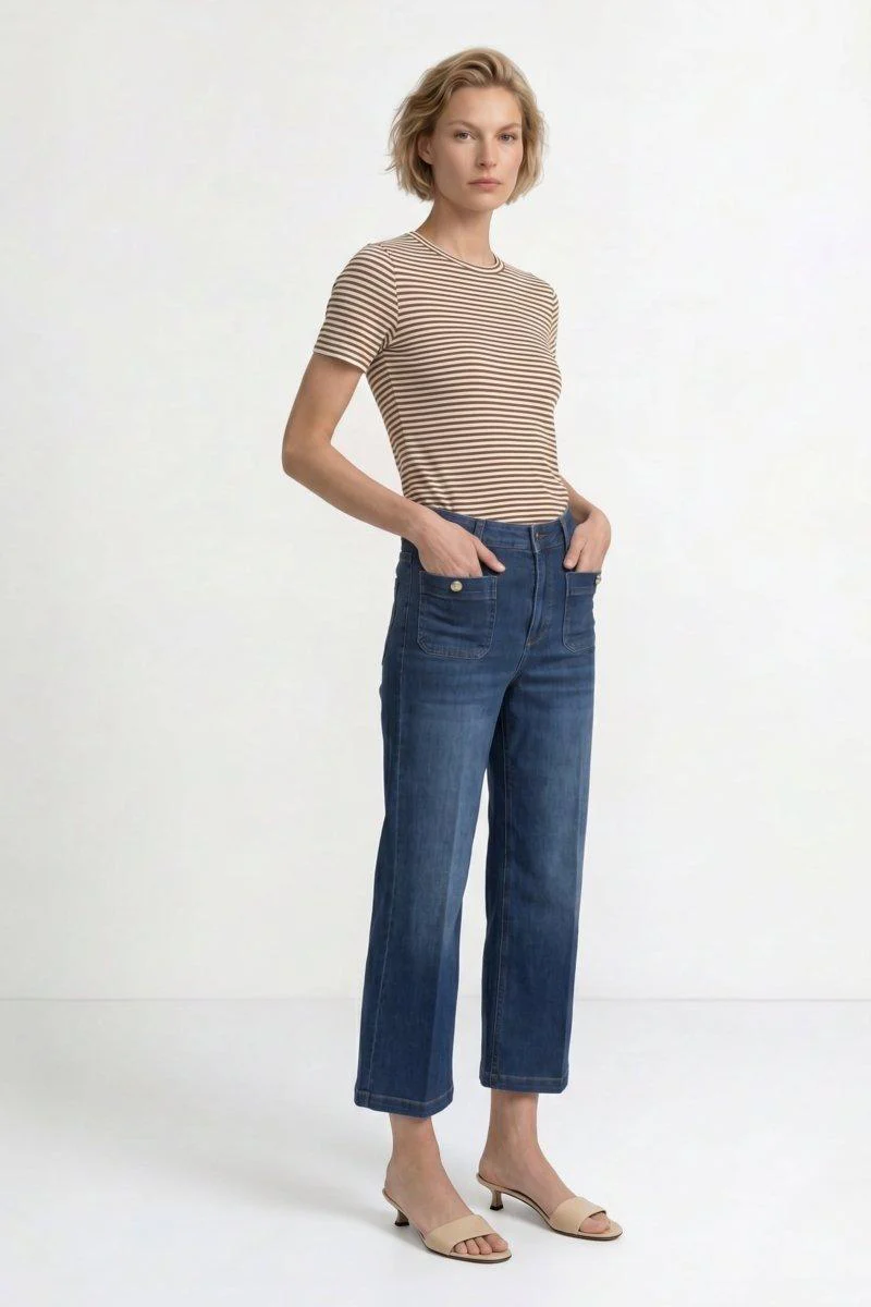 Ringelshirt mit Glanzgarn - Image 3