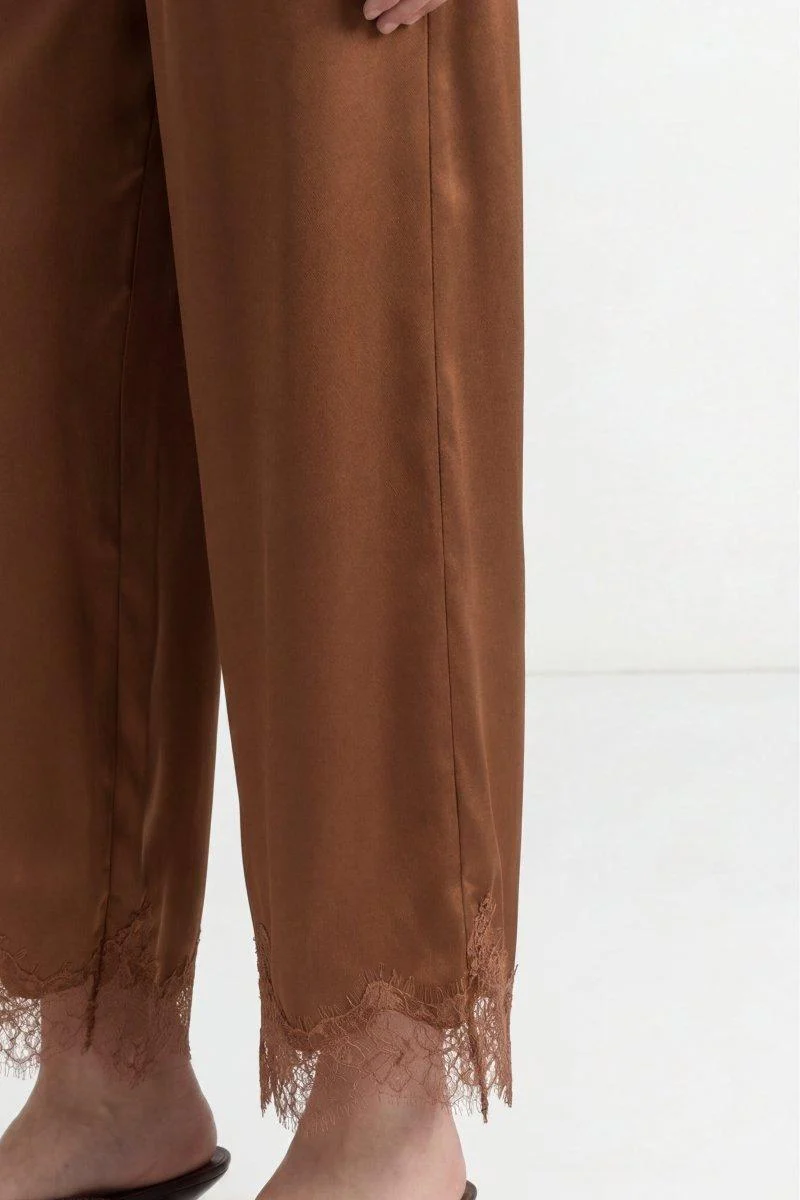 Culotte aus Satin mit Spitze - Image 4