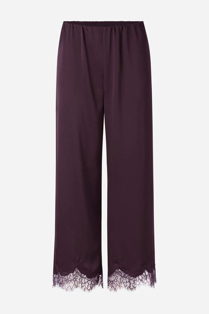 Culotte aus Satin mit Spitze - Image 6