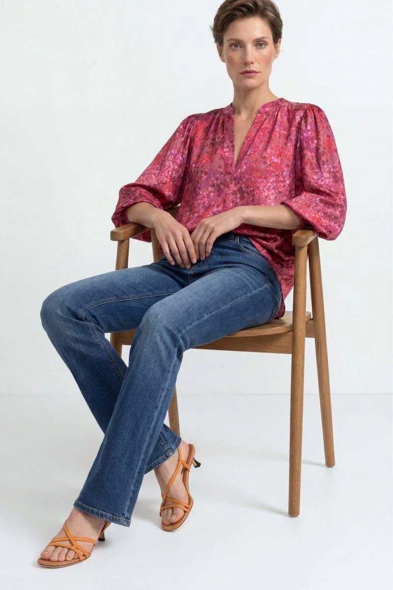 Bluse mit Ballonärmeln - Image 5