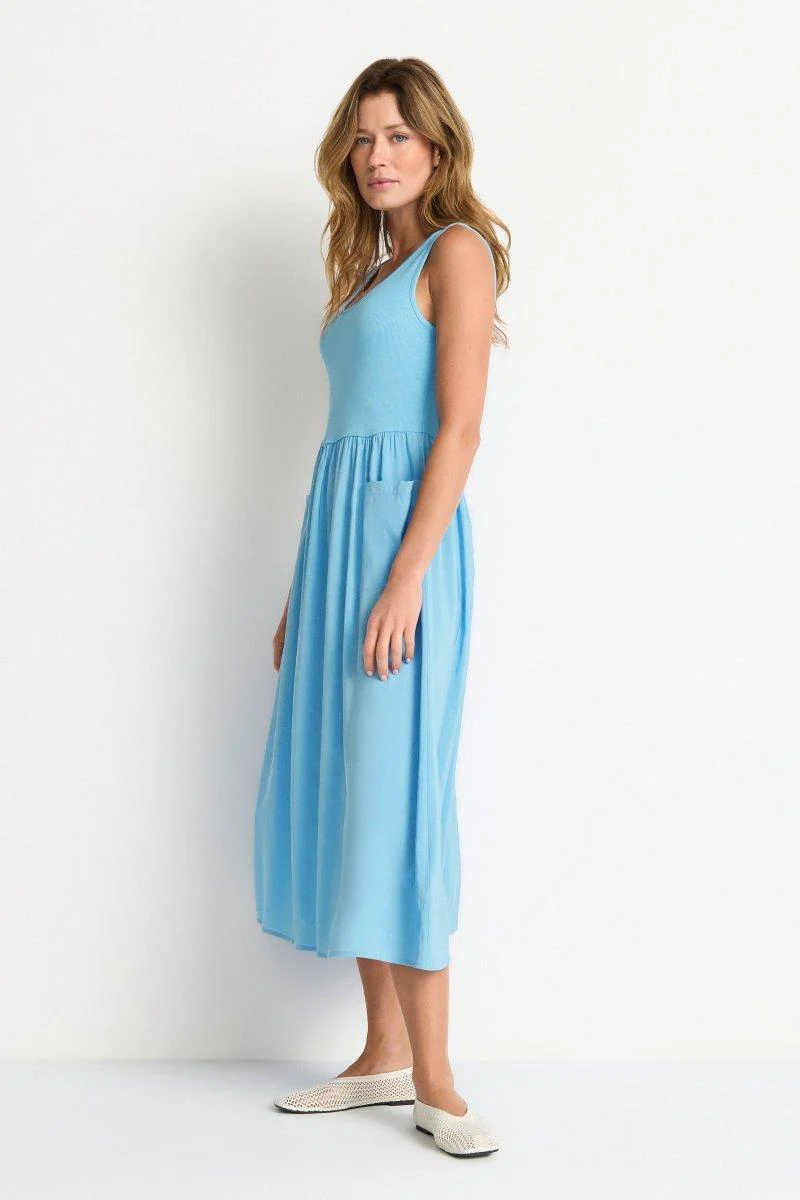 Midikleid mit Taschen