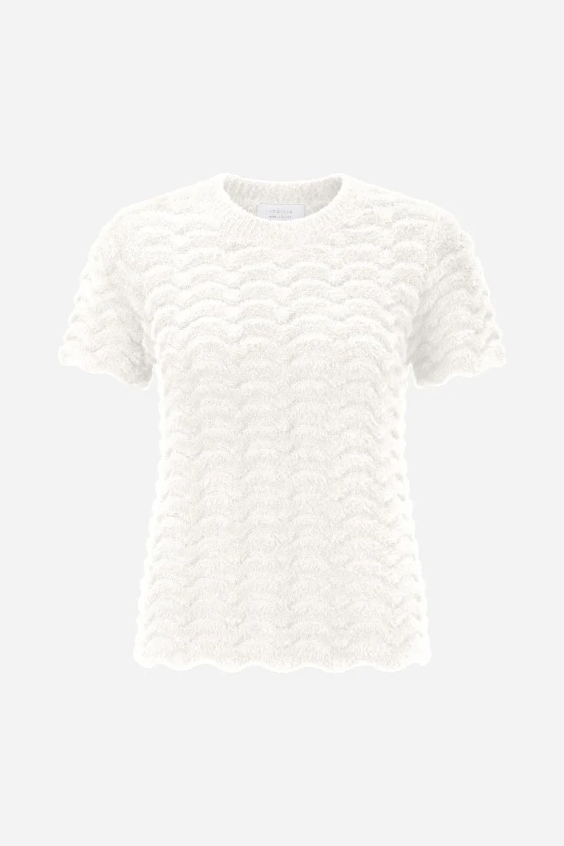 T-Shirt mit Muschelsaum - Image 5