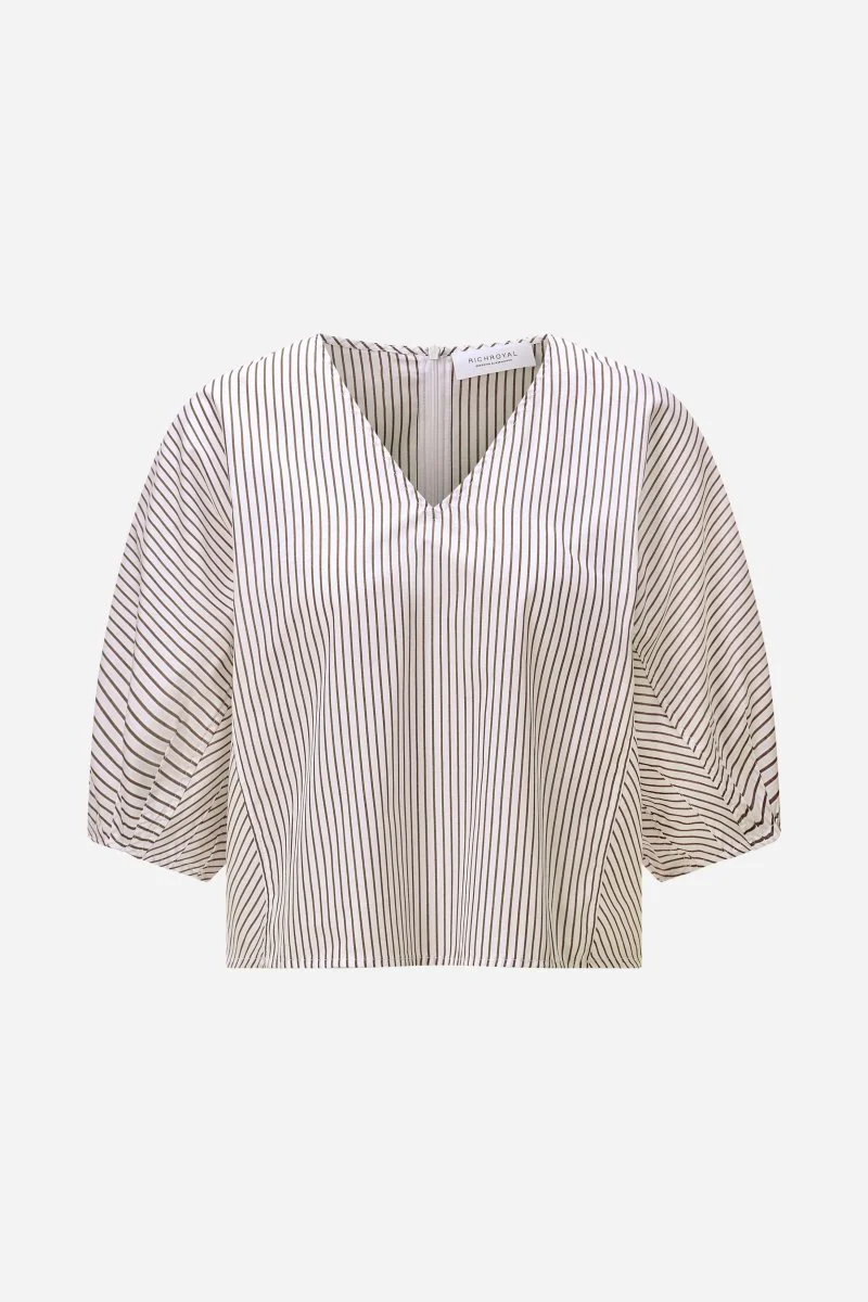 Gestreifte Crop-Bluse - Image 10