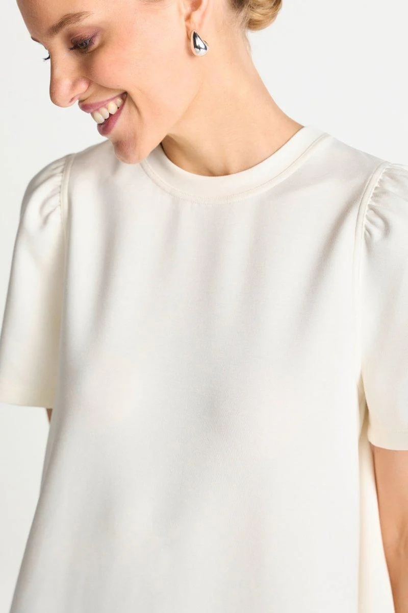 T-Shirt-Kleid mit Puffärmeln - Image 12