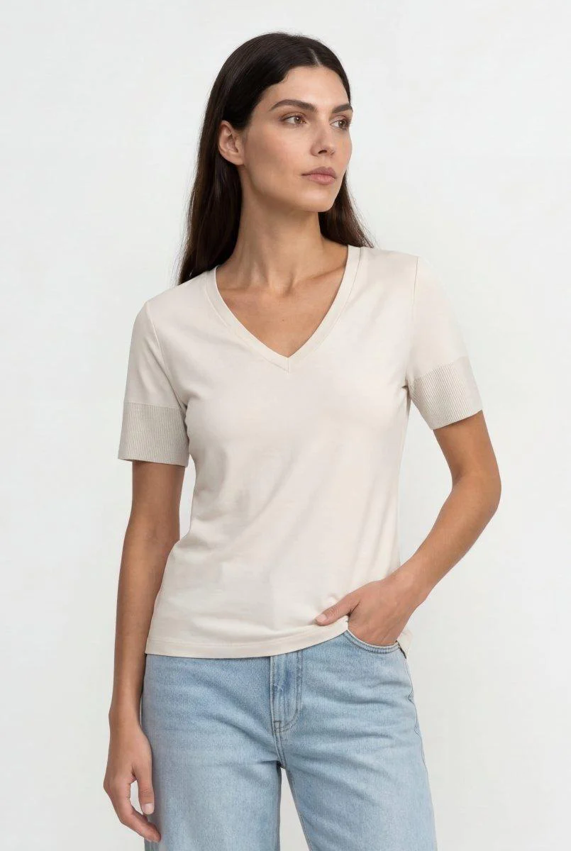 T-Shirt mit Lyocell
